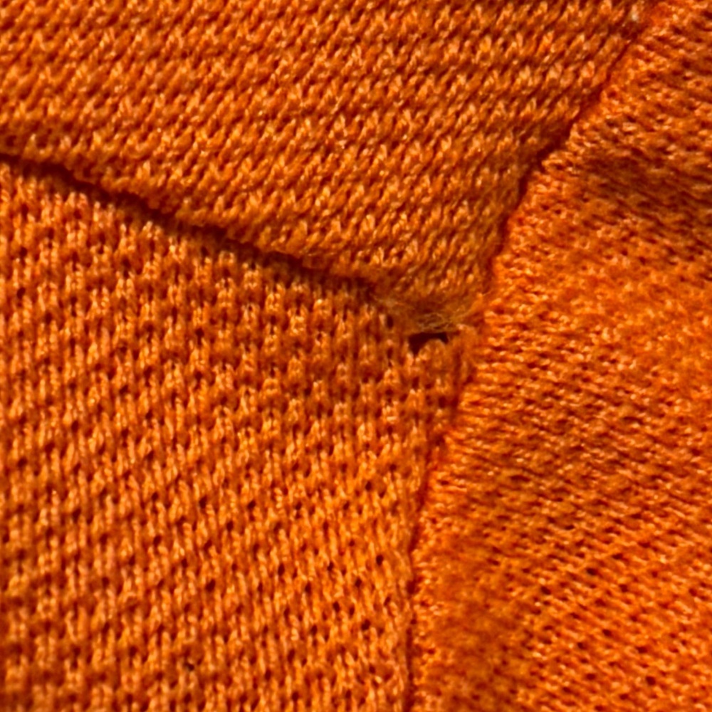 Ralph Lauren Polo Golf Shirt Long Sleeve Orange Sherbet Salmon Mens Size XL - Picture 8 of 9